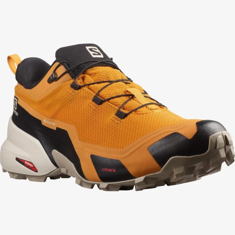 Salomon Cross Hike GTX Turisticke Topanky Panske Mango | SK 5YRXJN